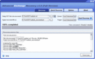 Advanced Exchange Recovery screenshot